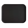 Serving Tray or Platter for Home & Bar Multi Use Non Slip Plastic Rubber Black (1 Pcs) 14 x 18 Inch