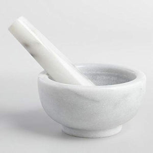 Marble Mortar and Pestle Set