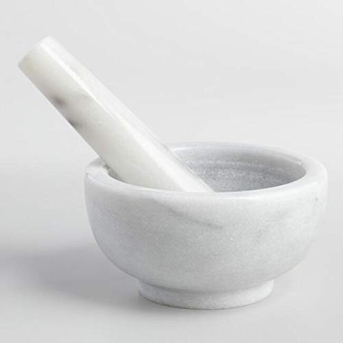 Marble Mortar and Pestle Set