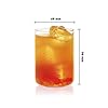 Borosil Vision Glass Set of 6, 295 ml, Borosilicate Glass, Microwave Safe (Transparent)