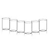 Borosil Vision Glass Set of 6, 295 ml, Borosilicate Glass, Microwave Safe (Transparent)