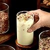 Borosil 350ml 6pc Radius Transparent Large Glass Set | Made in India Borosilicate Glass Tumblers for Drinking Water, Cold Drinks | Flame Proof, Microwave & Dishwasher Safe | for Daily use & Gifting