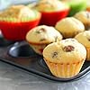 Cup Cakes Baking Tray Muffin Cake Mould Tray Nonstick Midi Shape Baking Pan Tray, Carbon Steel Black (12-Slot)