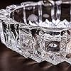 Glass Smoking Ashtray for Indoor & Outdoor Home Office Table Decor (15 CM) (Set Of 1)