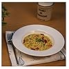 Pasta Plate/Soup Plate/Maggi Plate Tableware (22 cm, 2 Plates) White Opalware Tempered