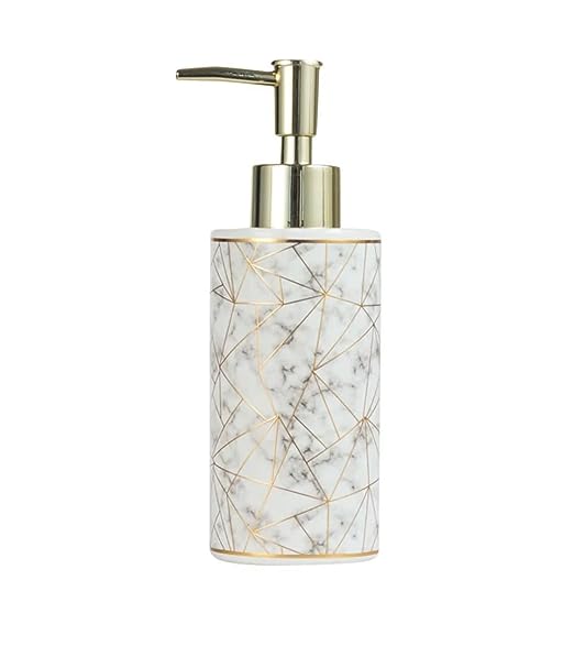 Soap Dispenser for Bathroom and Kitchen for Liquid Handwash Ceramic 300 ML (Black)