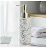 Soap Dispenser for Bathroom and Kitchen for Liquid Handwash Ceramic 300 ML (Black)