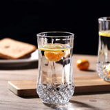 Glass for Water and Juice Crystal Clear - 6 Pieces, Transparent, 250 ml