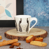 Saaikee Peacock of Preciousness Coffee Mugs Set of 6