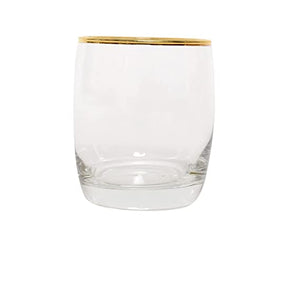 Whiskey Glasses to Drink Scoth Wine Cocktail Multi Use Glassware Set of 6 (300 ML)