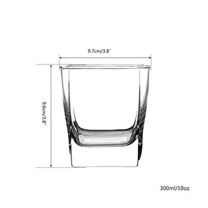 Glass Whiskey/Scotch Glass Set - 6 Pieces, Clear, 300 ml