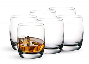 Whiskey Glasses Set of 6 for Drinking Whiskey (300 ML)