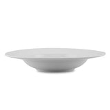 Pasta Plate/Soup Plate/Maggi PlateTableware (22 cm, 6 Plates) White Opalware Tempered