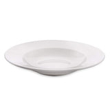 Pasta Plate/Soup Plate/Maggi PlateTableware (22 cm, 6 Plates) White Opalware Tempered