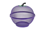 Apple Shape Net Fruits Basket for Kitchen (Large Size 28.5 cm) - Assorted