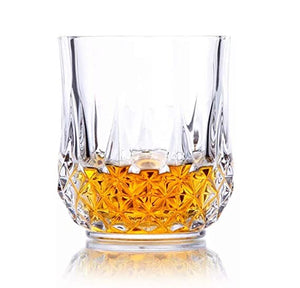 Whiskey Glass Set of 6 Old Fashioned Glassware (300 ML)