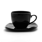 Tea Coffee Cups and Saucer Set Bone China Tableware (Set of 12) 180 ml