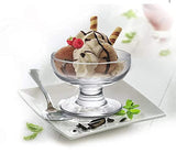 Ice Cream Glass Bowl Set of 6 for Kitchen Dining Decor Fruits Salads Pudding Multipurpose Use Transparent (165 ML)