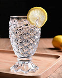 Crystal Clear Dynamic Pineapple Glass 250 ml Set of 6 Pcs (6)