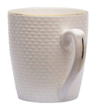 Bone China Mug for Tea/Coffee Green Tea Espresso Hot Beverage Cup Set of 6 160 ML