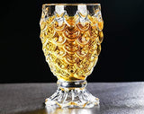 Crystal Clear Dynamic Pineapple Glass 250 ml Set of 6 Pcs (6)