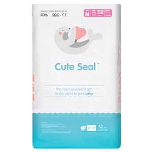 Cute Seal Organic Baby Diaper ( Pant Type )