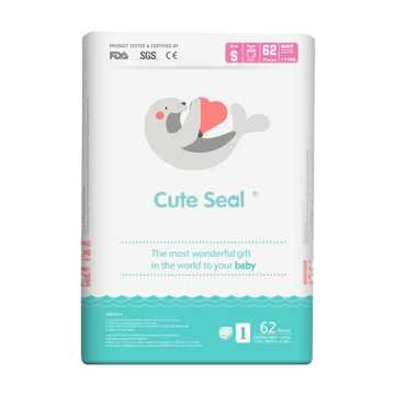 Cute Seal Organic Baby Diaper ( Pant Type )