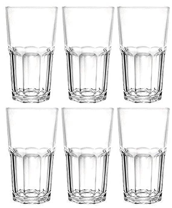 Water Glass Highball Tumbler Set of 6 Pcs (450 ml)