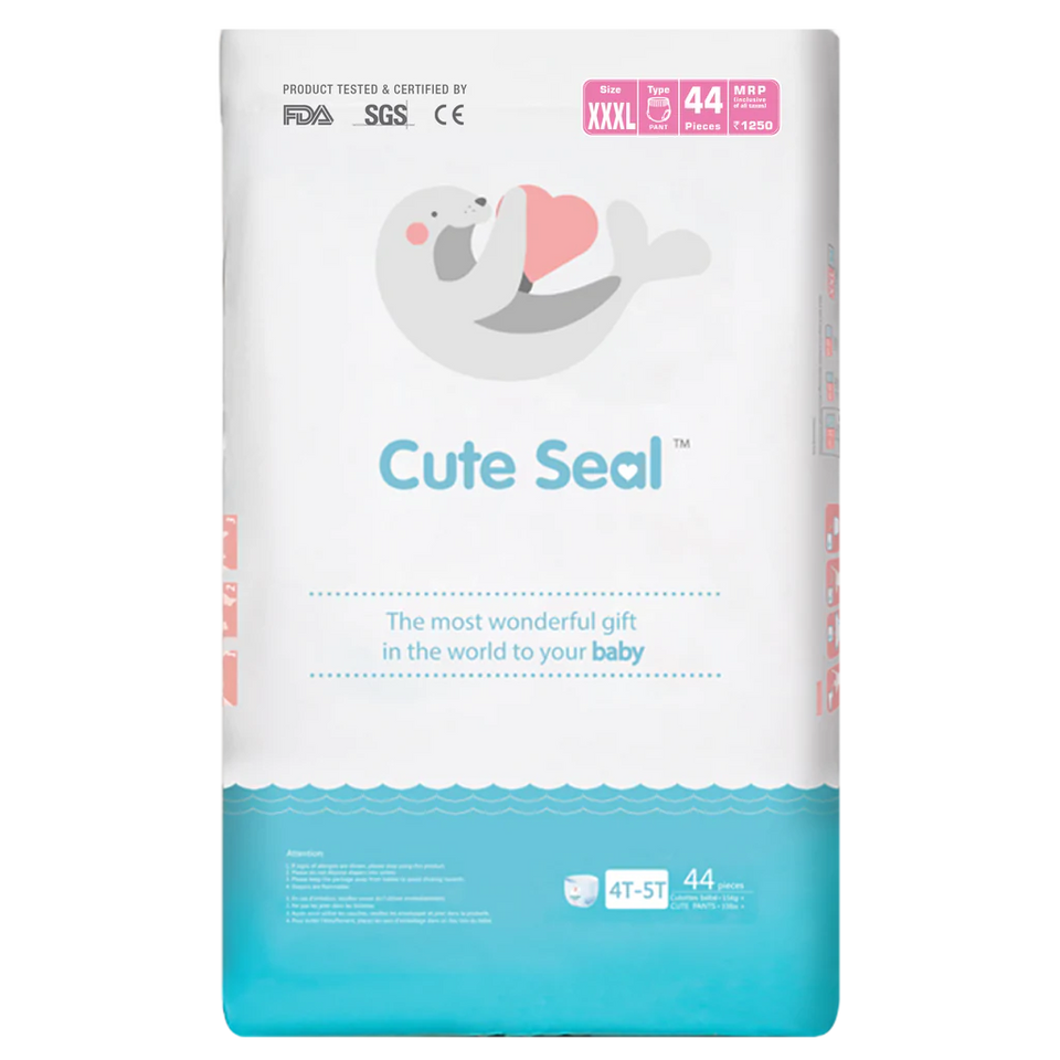 Cute Seal Organic Baby Diaper ( Pant Type )