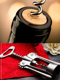 Multi Functional Corkscrew/Wine Opener/Bottle Opener/Foil Cutter, 7.2 inch, Matte Silver