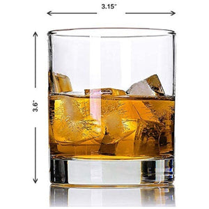 Classic Whiskey Glasses Set of 6, 300ml