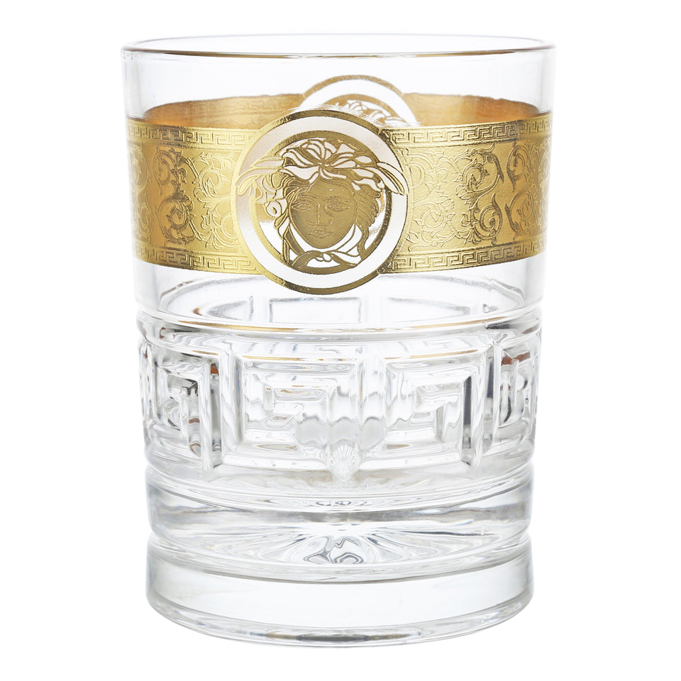 Versace Gold Whiskey Glasses set of 6, 390ml