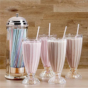 Tall Glasses for Cocktails, Mocktails and Shakes, 350ml (2 set)