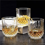 Whiskey Glass Set of 6 Old Fashioned Glassware (300 ML)