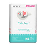 Cute Seal Organic Baby Diaper ( Velcro Type )